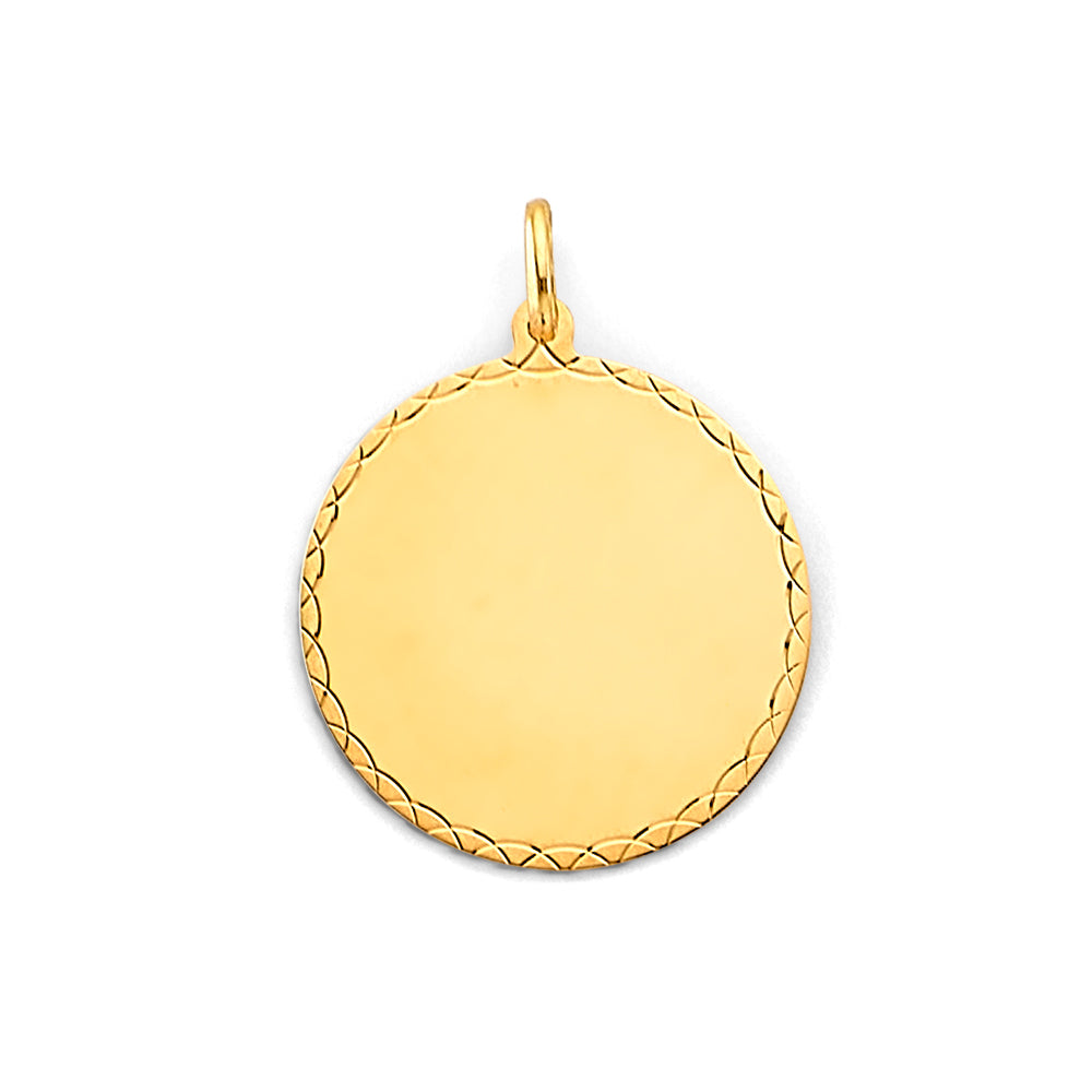 14K Yellow Gold Religious Pendant - PT3227