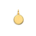14K Yellow Gold Religious Pendant - PT3229