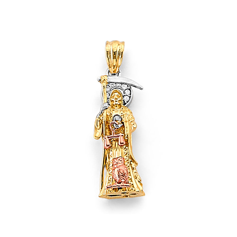 14K Yellow Gold Religious Pendant - PT3233