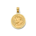 14K Yellow Gold Religious Pendant - PT3236