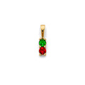 14K Yellow Gold Fancy CZ & Mother's Ring - PT3238