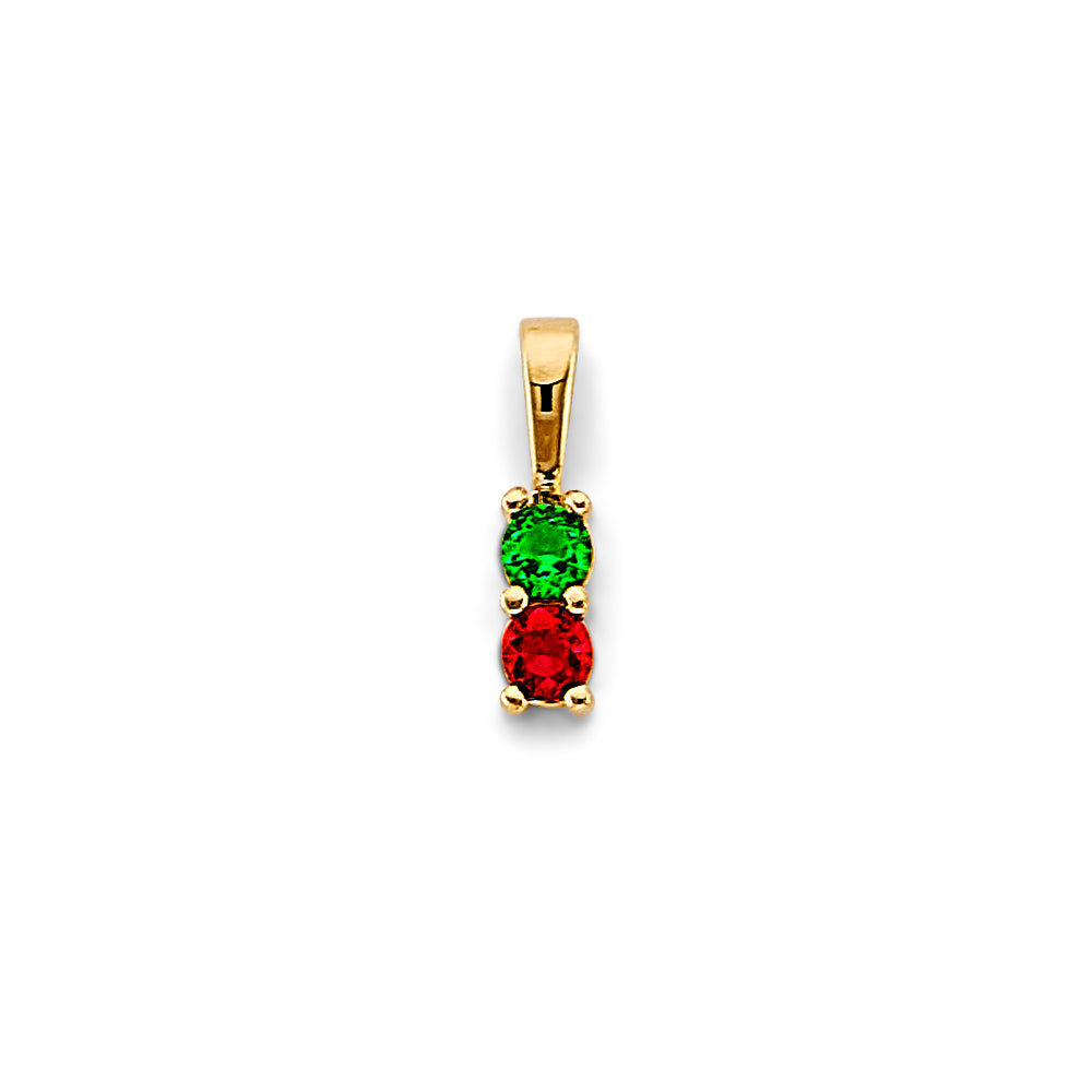 14K Yellow Gold Fancy CZ & Mother's Ring - PT3238
