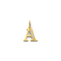 14K Yellow Gold Alphabet & Number Jewelry - PT3246 - Letter A