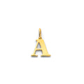 14K Yellow Gold Alphabet & Number Jewelry - PT3247 - Letter A