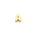 14K Yellow Gold Alphabet & Number Jewelry - PT3248 - Letter A