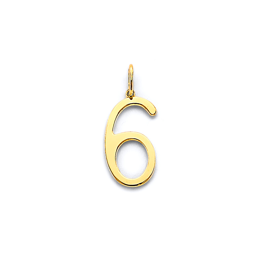 14K Yellow Gold Alphabet & Number Jewelry - PT3249 - Image 6