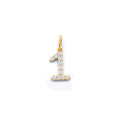 14K Yellow Gold Alphabet & Number Jewelry - PT3251