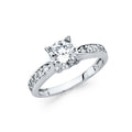 14K Yellow Gold Fancy CZ & Mother's Ring - RG42