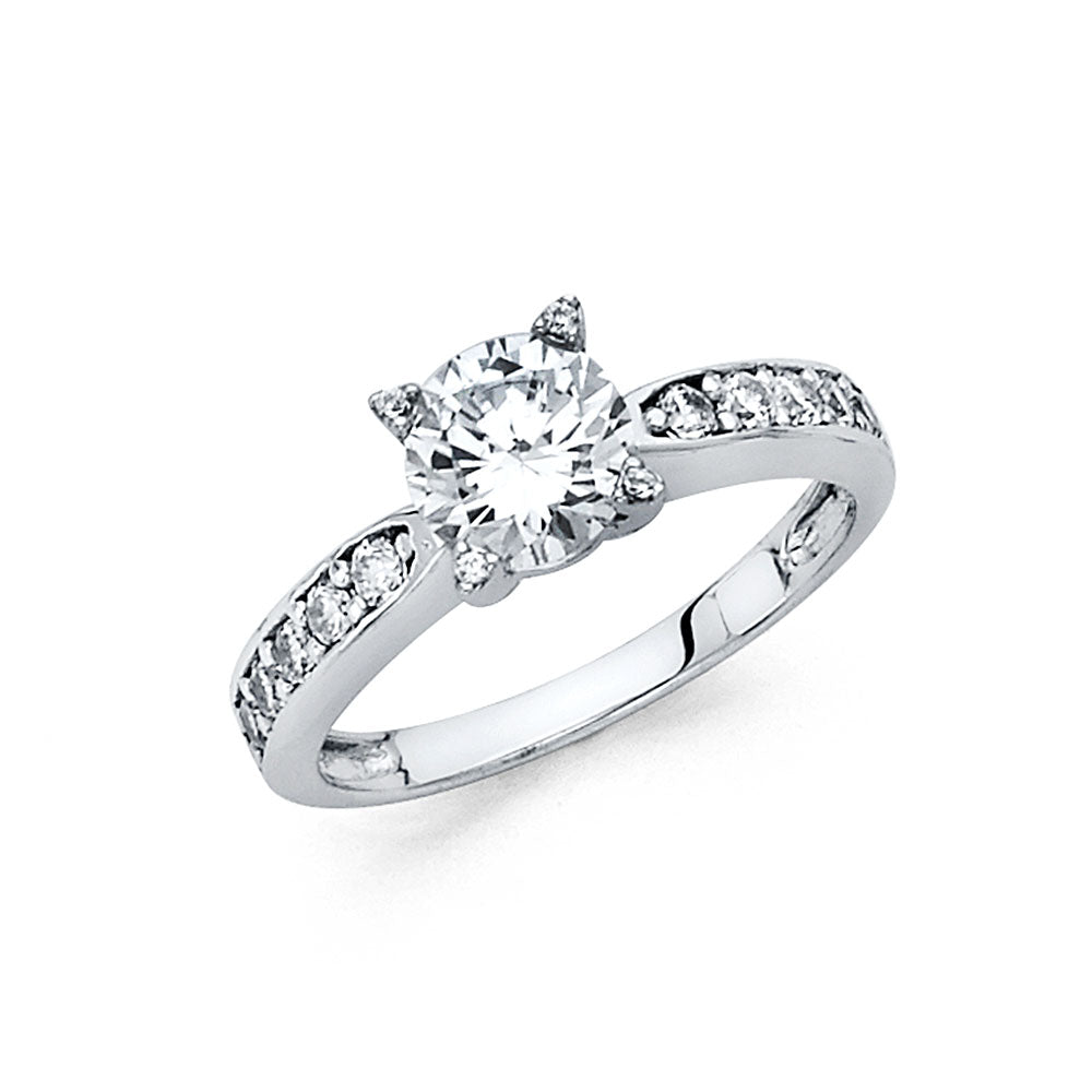 14K Yellow Gold Fancy CZ & Mother's Ring - RG42