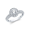 14K Yellow Gold CZ Engagement Ring - RG53