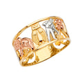 14K Yellow Gold Butterfly, Animal & Lucky Ring - RG585