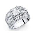 14K Yellow Gold CZ Engagement Ring - RG65