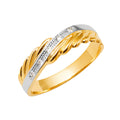 14K Yellow Gold CZ Trio Set - RG912