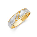14K Yellow Gold CZ Trio Set - RG135