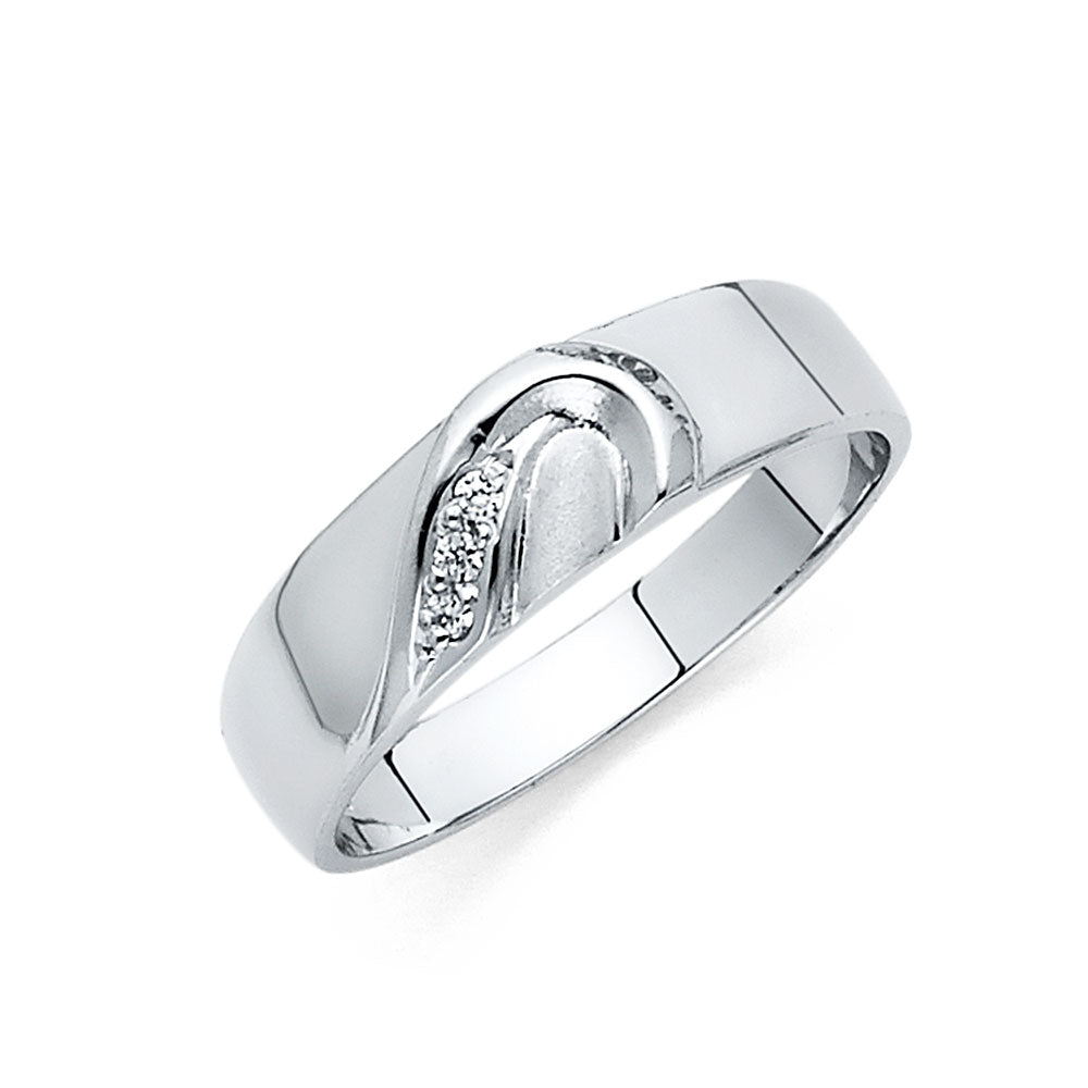 14K Yellow Gold CZ Trio Set - RG169