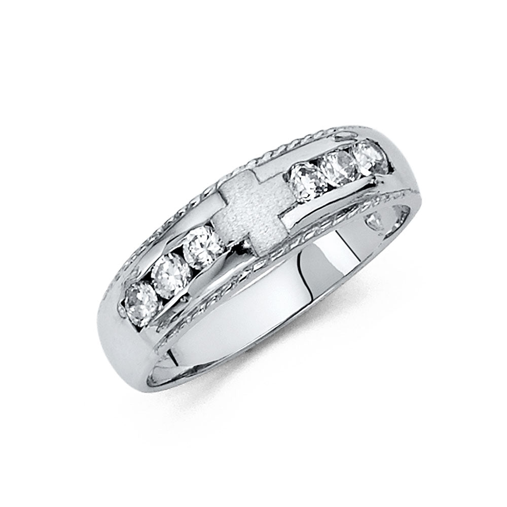 14K Yellow Gold CZ Trio Set - RG173