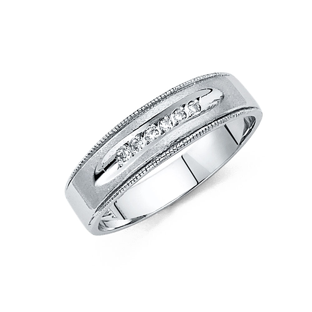 14K Yellow Gold CZ Trio Set - RG199