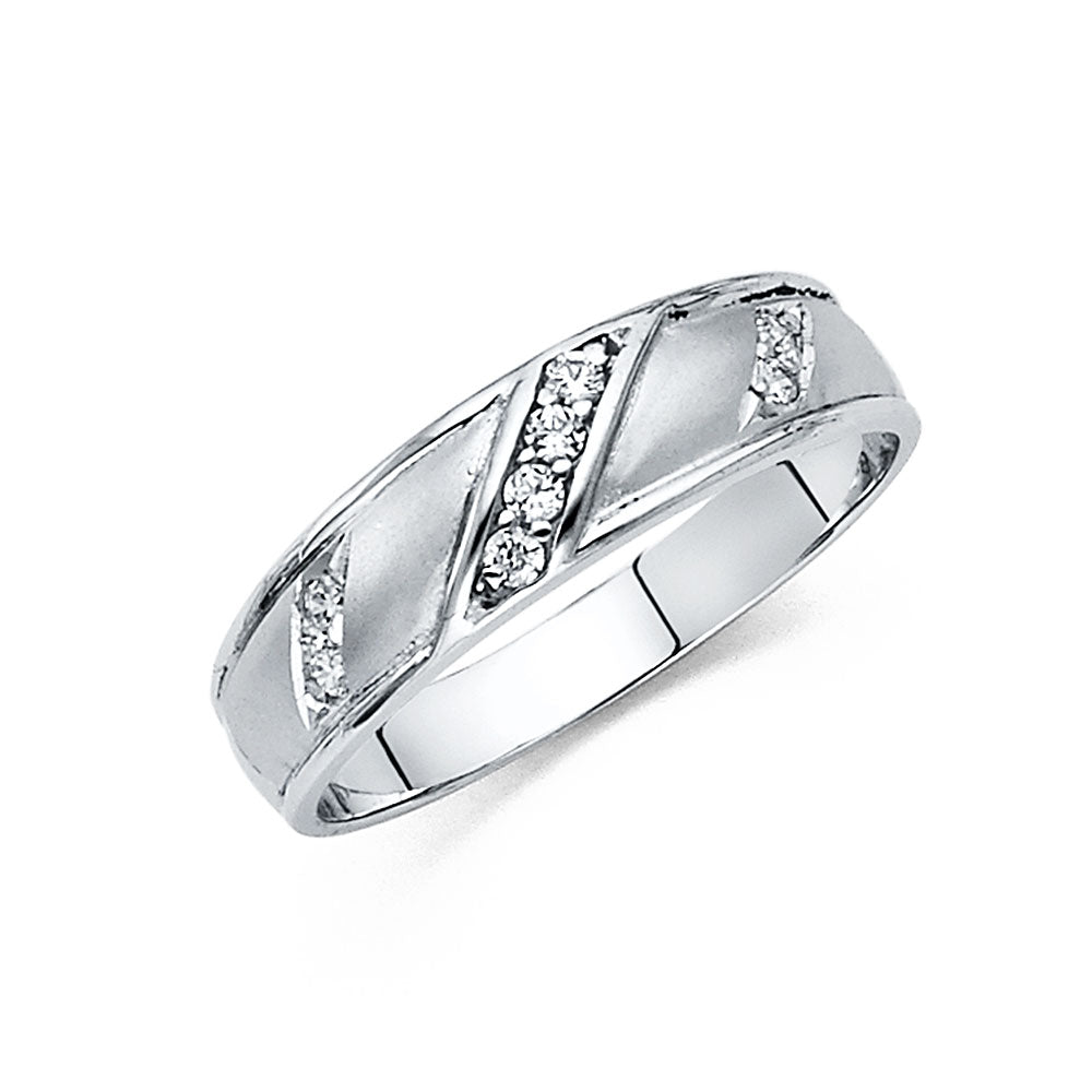 14K Yellow Gold CZ Trio Set - RG201