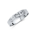 14K Yellow Gold CZ Trio Set - RG203