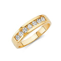 14K Yellow Gold CZ Trio Set - RG217