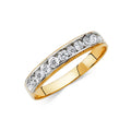 14K Yellow Gold CZ Trio Set - RG227