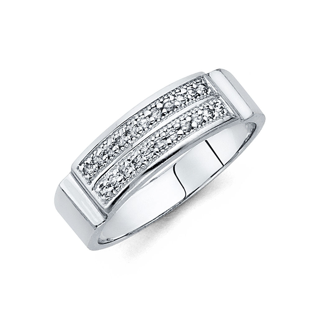 14K Yellow Gold CZ Trio Set - RG229