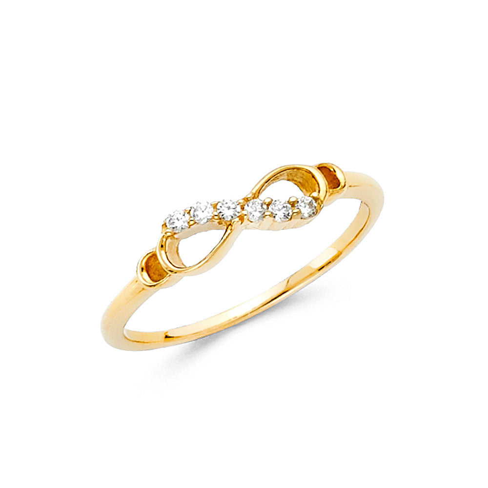 14K Yellow Gold Religious, 15 Años & Crown Ring - RG322