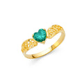 14K Yellow Gold Fancy CZ & Mother's Ring - RG424