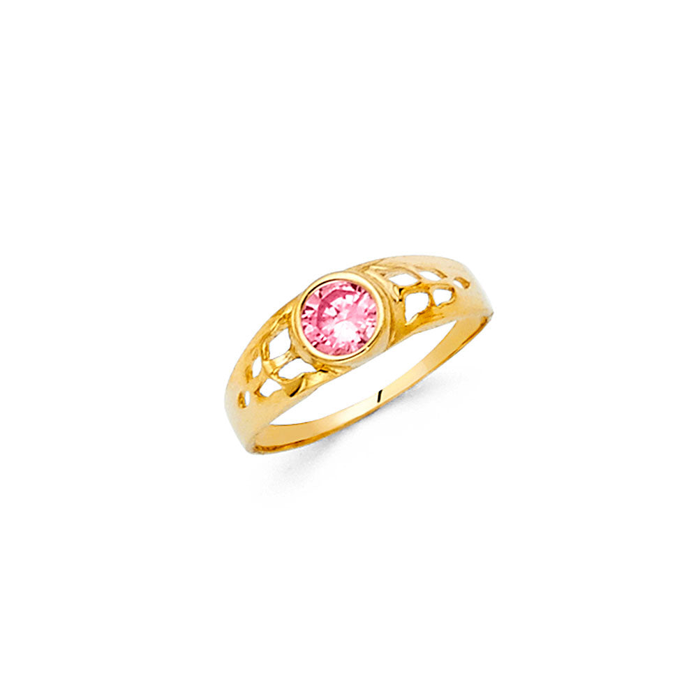 14K Yellow Gold Baby & Junior Ring - RG470 - Image 10
