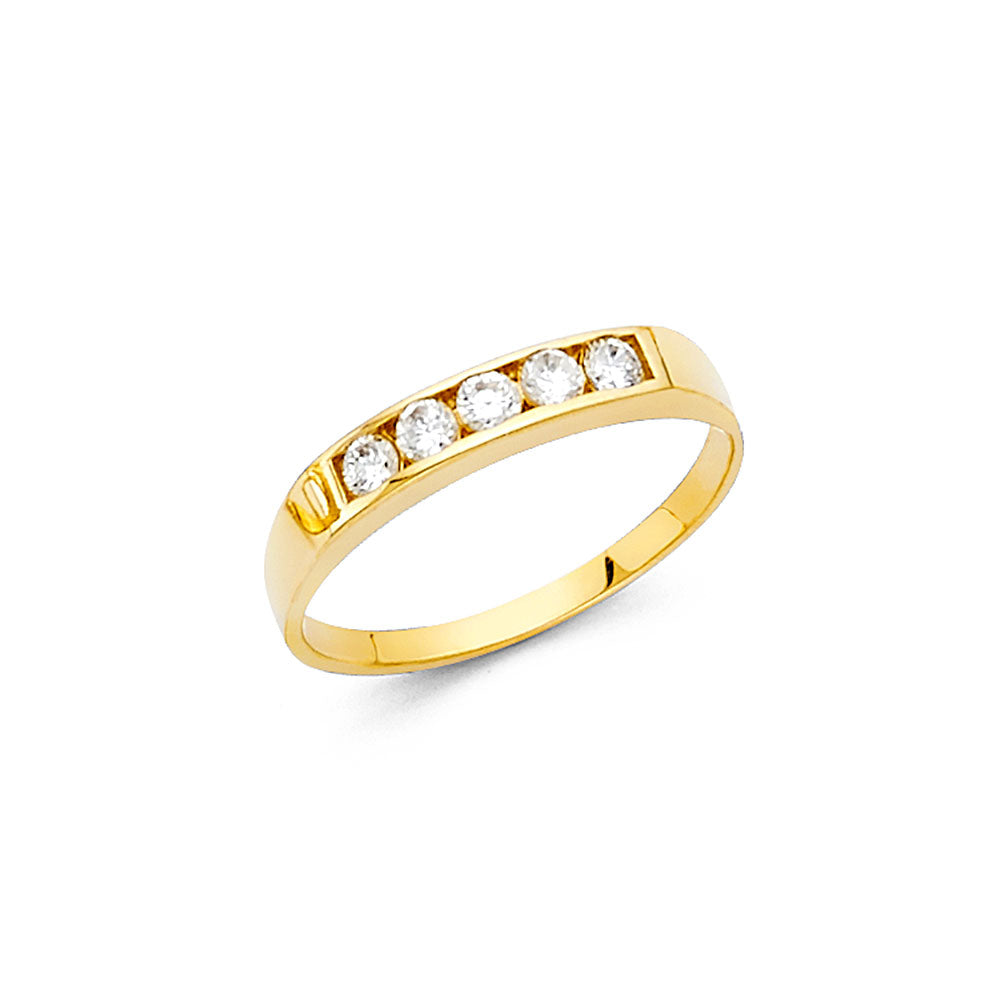 14K Yellow Gold Baby & Junior Ring - RG484