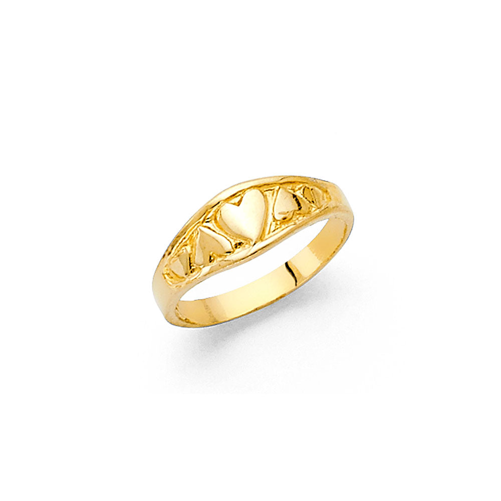 14K Yellow Gold Baby & Junior Ring - RG489