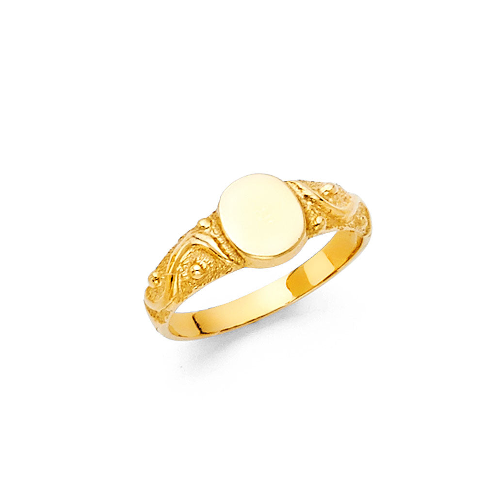 14K Yellow Gold Baby & Junior Ring - RG495
