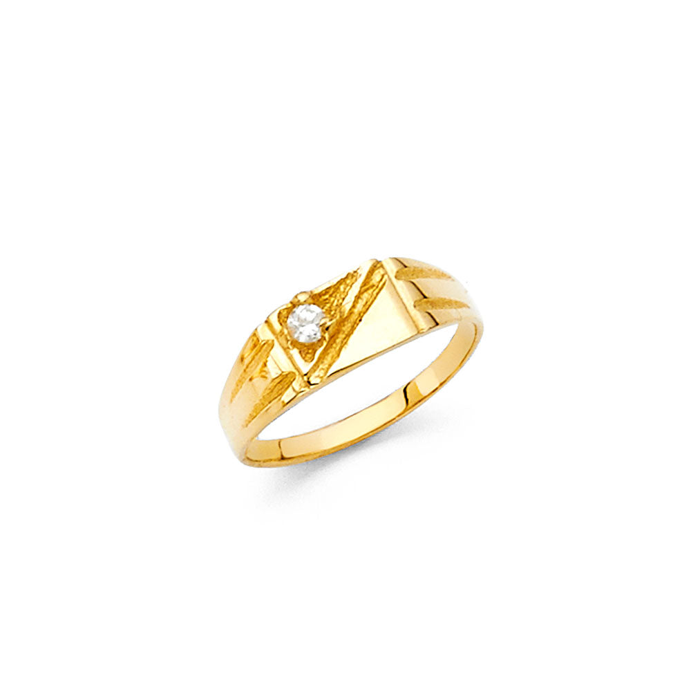 14K Yellow Gold Baby & Junior Ring - RG499