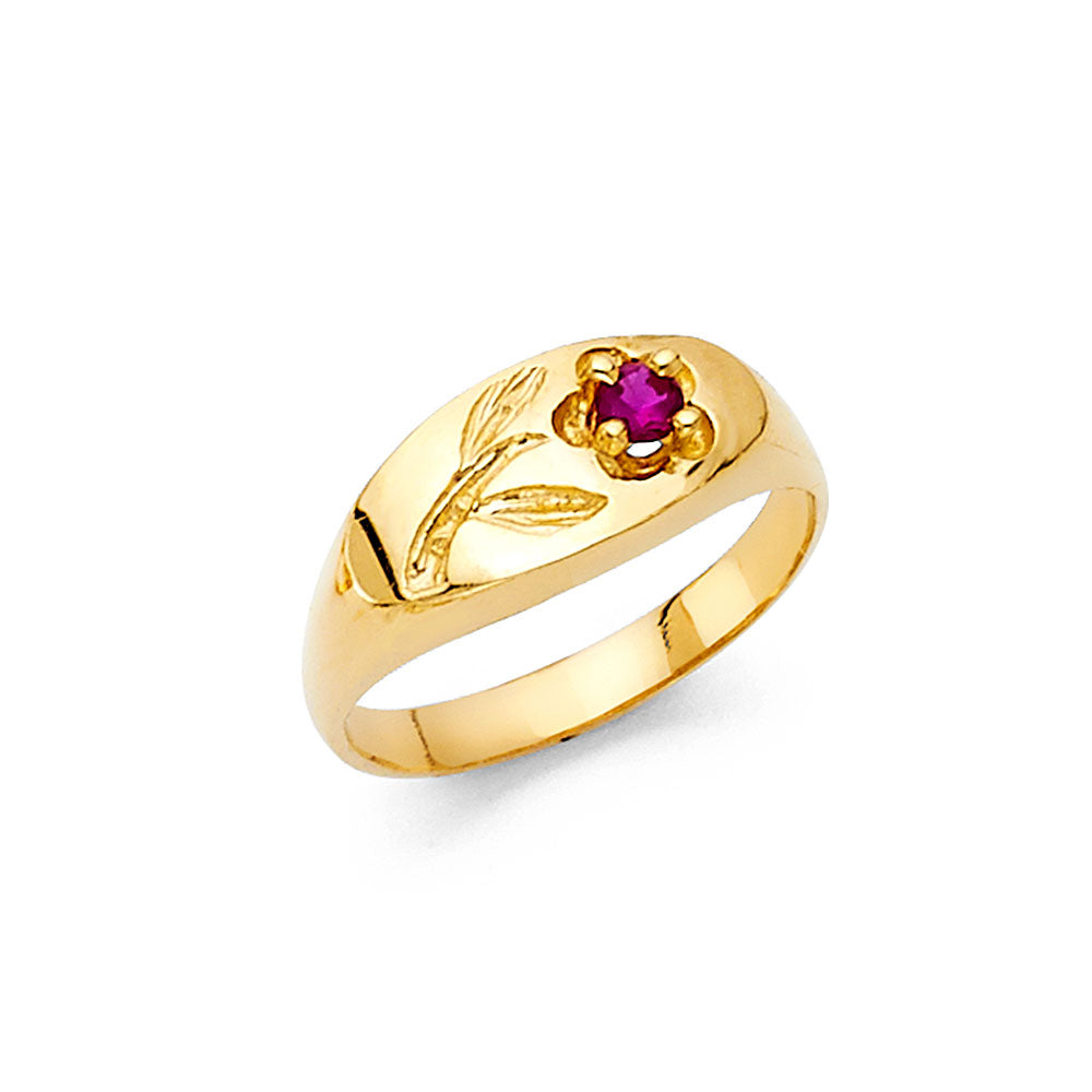 14K Yellow Gold Baby & Junior Ring - RG501