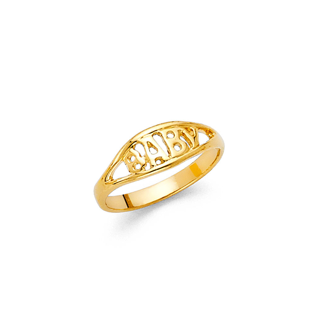 14K Yellow Gold Baby & Junior Ring - RG504