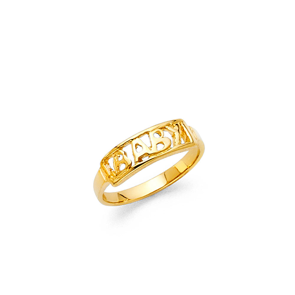 14K Yellow Gold Baby & Junior Ring - RG505