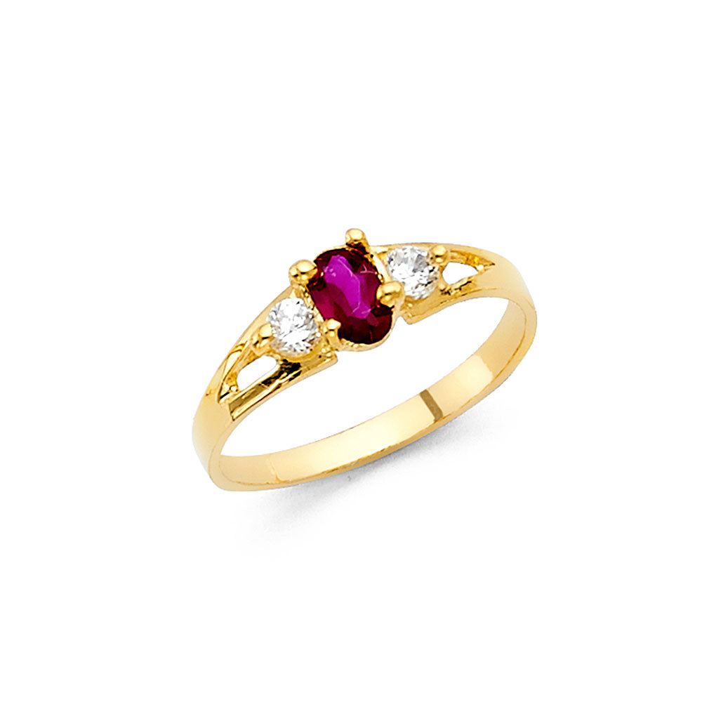 14K Yellow Gold Baby & Junior Ring - RG514