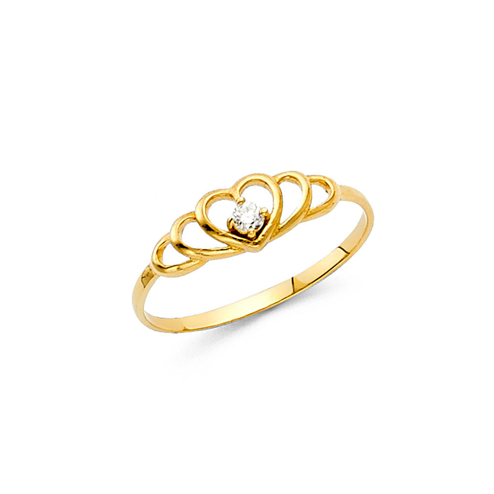 14K Yellow Gold Baby & Junior Ring - RG526