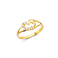 14K Yellow Gold Baby & Junior Ring - RG529