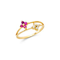 14K Yellow Gold Baby & Junior Ring - RG536