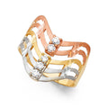 14K Yellow Gold Fancy Assorted & 7 Day Ring - RG574