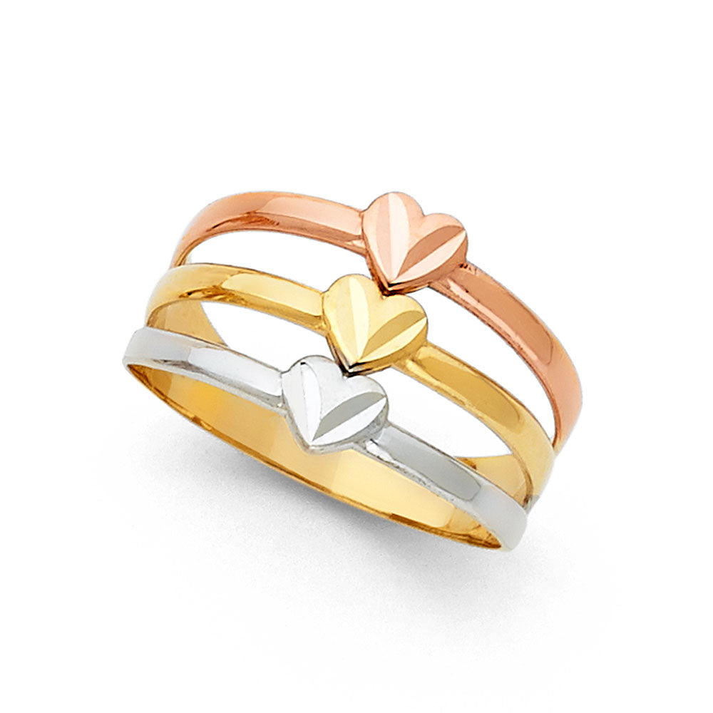 14K Yellow Gold Fancy Assorted & 7 Day Ring - RG582