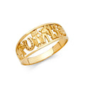14K Yellow Gold Butterfly, Animal & Lucky Ring - RG588