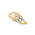 14K Yellow Gold Fancy Assorted & 7 Day Ring - RG596