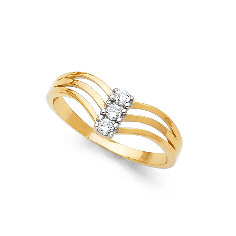 14K Yellow Gold Fancy Assorted & 7 Day Ring - RG599