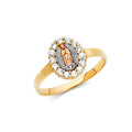14K Yellow Gold Religious, 15 Años & Crown Ring - RG619