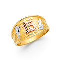 14K Yellow Gold Religious, 15 Años & Crown Ring - RG652