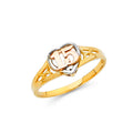 14K Yellow Gold Religious, 15 Años & Crown Ring - RG668