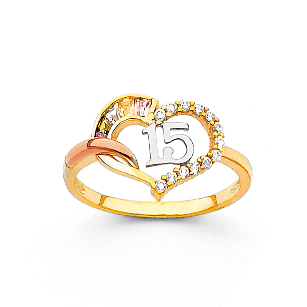 14K Yellow Gold Half Set - RG676