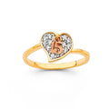 14K Yellow Gold Half Set - RG677